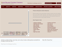 Tablet Screenshot of highpraisecentre.org